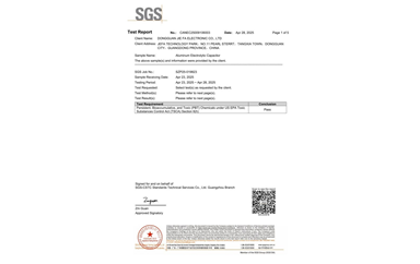 環保測試報告 TSCA CANEC25009106003