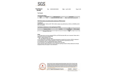 環(huán)保測試報告 PFAS CANEC25009106005