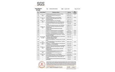 環保測試報告 PFAS CANEC25009106005