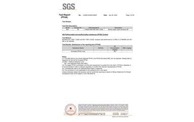 環(huán)保測(cè)試報(bào)告 PFAS CANEC25009106007