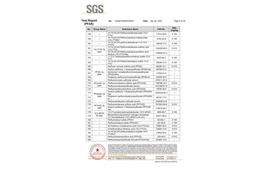 環(huán)保測(cè)試報(bào)告 PFAS CANEC25009106007