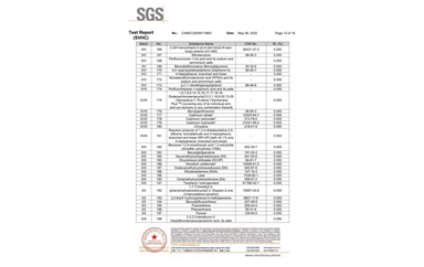 環保測試報告 SVHC CANEC25009119801